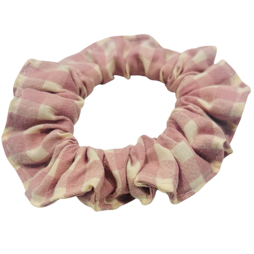 Scrunchy Vichy Rosa pastel